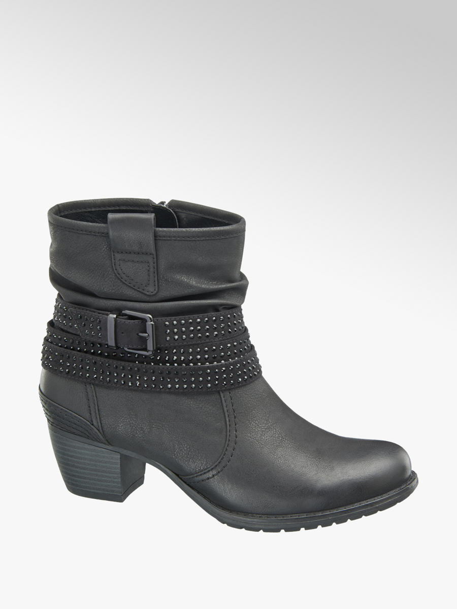 Damen Stiefeletten mit Nieten von Graceland in schwarz - deichmann.com Damen Stiefeletten mit Nieten von Graceland in schwarz - deichmann.com
